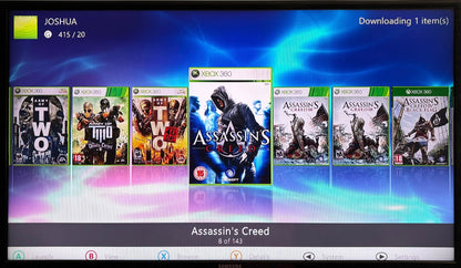 2TB Modded Xbox 360 Slim Bundle RGH RGH3 - Aurora Dashboard - 220+ Xbox 360 Games - Retro Modd