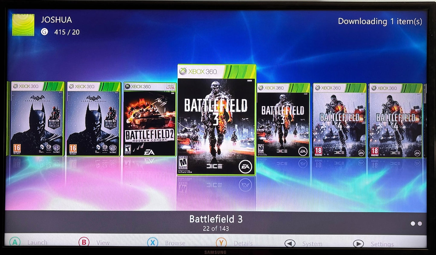 2TB Modded Xbox 360 Slim Bundle RGH RGH3 - Aurora Dashboard - 220+ Xbox 360 Games - Retro Modd