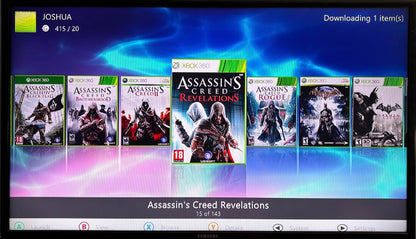 2TB Modded Xbox 360 Slim Bundle RGH RGH3 - Aurora Dashboard - 220+ Xbox 360 Games - Retro Modd