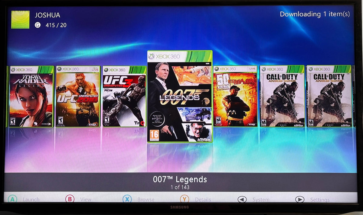 2TB Modded Xbox 360 Slim Bundle RGH RGH3 - Aurora Dashboard - 220+ Xbox 360 Games - Retro Modd