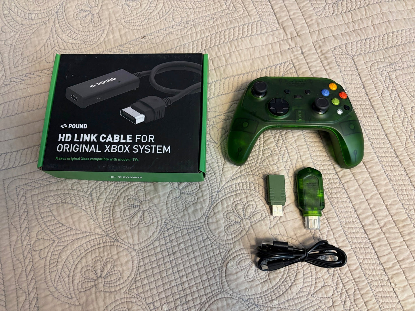 8TB Cerbios Modded Xbox Console Bundle - All US Xbox Titles + 80,000 Retro Titles - Retro Fighters Controller HDMI AC - Retro Modd