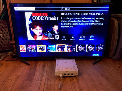 MODDED DREAMCAST CONSOLE - ALL US DREAMCAST TITLES - 2000+ RETRO TITLES (CONSOLE ONLY) - Retro Modd