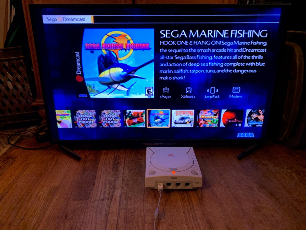 MODDED DREAMCAST CONSOLE - ALL US DREAMCAST TITLES - 2000+ RETRO TITLES (CONSOLE ONLY) - Retro Modd