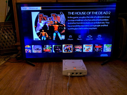 MODDED DREAMCAST CONSOLE - ALL US DREAMCAST TITLES - 2000+ RETRO TITLES (CONSOLE ONLY) - Retro Modd