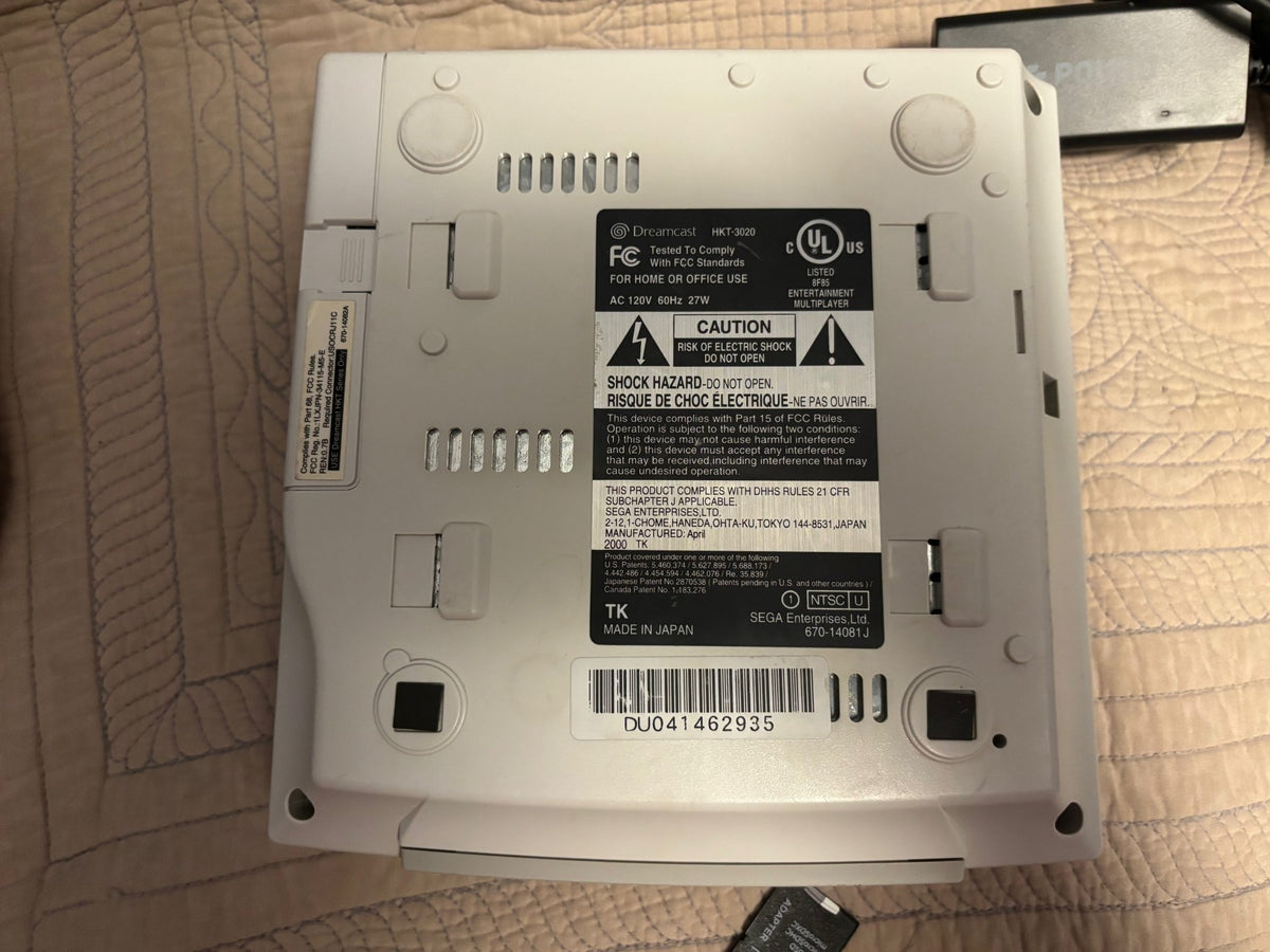 Modded Dreamcast Console HDMI Bundle - All US Dreamcast Titles - 1000s of Titles - GDEMU w/ 256GB Card - Controller VMU HDMI AC - Retro Modd