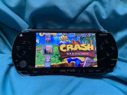 Modded PSP 1000 128GB with Charger 1000s of Retro Games 100+ PS1 Games 40+ PSP Games - Retro Modd