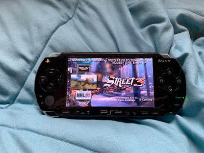 Modded PSP 128GB with Charge/Transfer Cable 100+ PSP Games - Retro Modd
