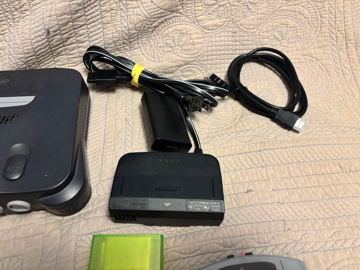 N64 Bundle - 1000s of Games - EverDrive 64 - Retro Fighters Controller - Pro HDMI Adapter - AC Cable - Retro Modd