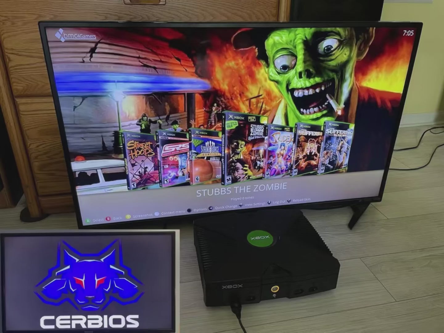 8TB Cerbios Modded Xbox Console 880+ US Titles | Retro Modd